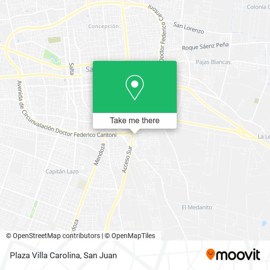 Plaza Villa Carolina map