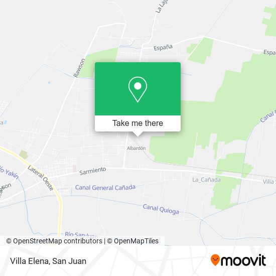 Mapa de Villa Elena