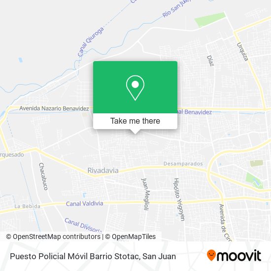 Puesto Policial Móvil Barrio Stotac map