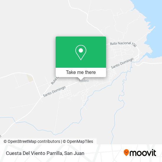 Mapa de Cuesta Del Viento Parrilla