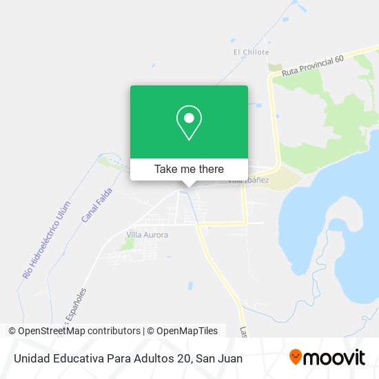 Unidad Educativa Para Adultos 20 map