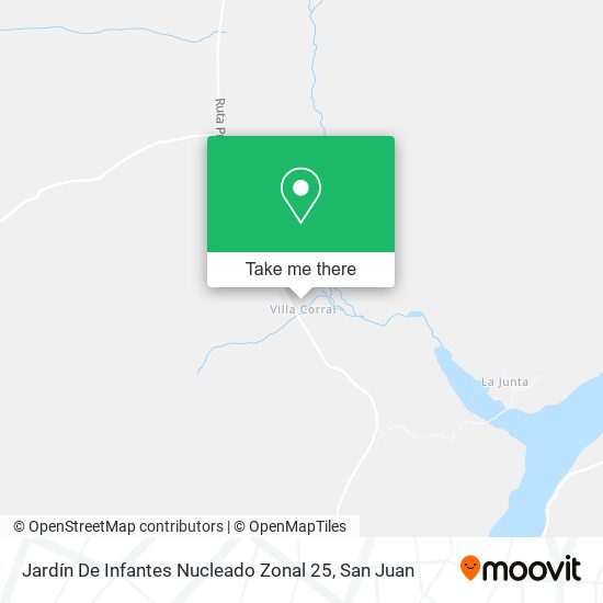 Jardín De Infantes Nucleado Zonal 25 map