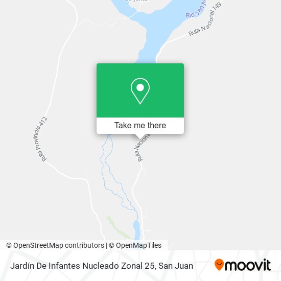 Mapa de Jardín De Infantes Nucleado Zonal 25
