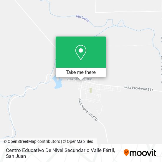 Centro Educativo De Nivel Secundario Valle Fértil map