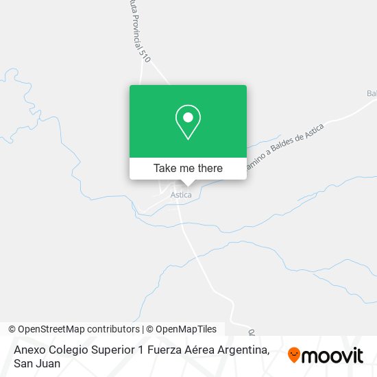 Anexo Colegio Superior 1 Fuerza Aérea Argentina map