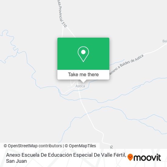 Anexo Escuela De Educación Especial De Valle Fértil map