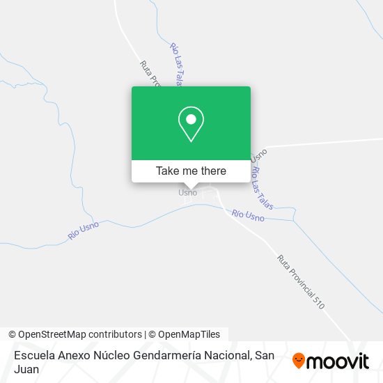 Escuela Anexo Núcleo Gendarmería Nacional map