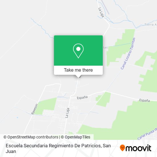 Escuela Secundaria Regimiento De Patricios map