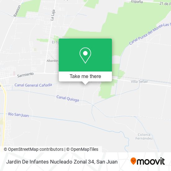 Jardín De Infantes Nucleado Zonal 34 map