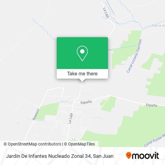 Mapa de Jardín De Infantes Nucleado Zonal 34