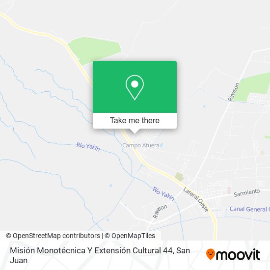 Mapa de Misión Monotécnica Y Extensión Cultural 44