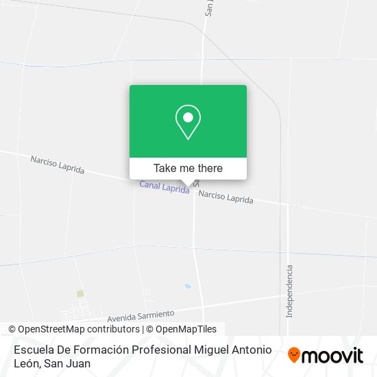 Escuela De Formación Profesional Miguel Antonio León map