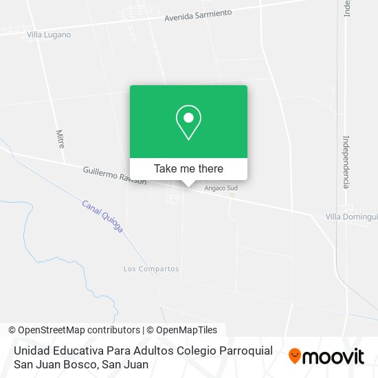 Unidad Educativa Para Adultos Colegio Parroquial San Juan Bosco map