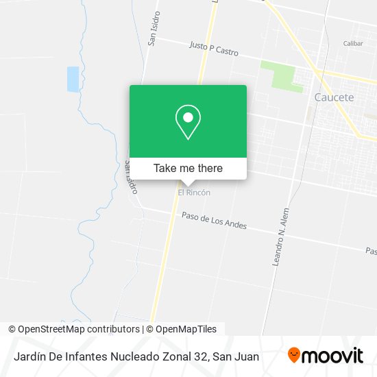 Jardín De Infantes Nucleado Zonal 32 map