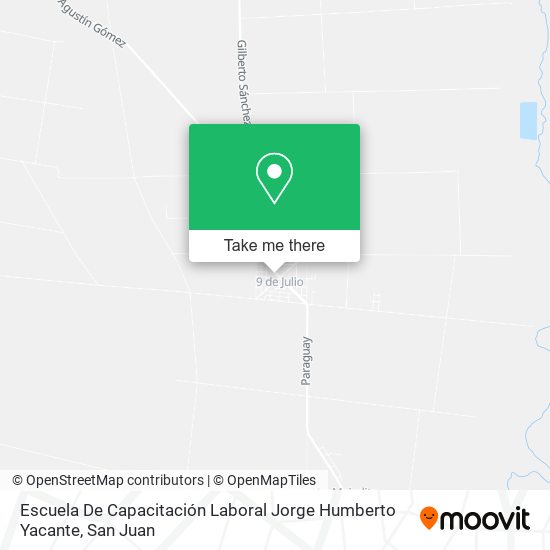 Escuela De Capacitación Laboral Jorge Humberto Yacante map