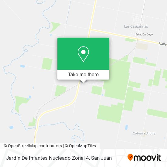 Jardín De Infantes Nucleado Zonal 4 map