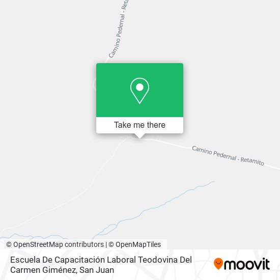 Escuela De Capacitación Laboral Teodovina Del Carmen Giménez map
