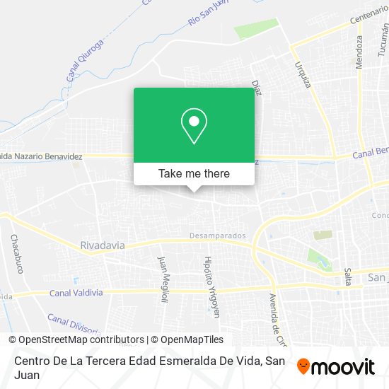 Centro De La Tercera Edad Esmeralda De Vida map