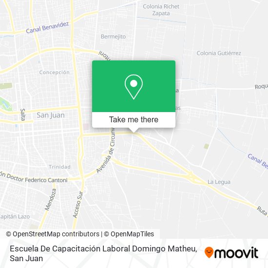 Escuela De Capacitación Laboral Domingo Matheu map