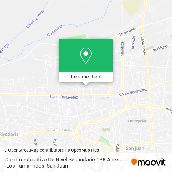 Centro Educativo De Nivel Secundario 188 Anexo Los Tamarindos map