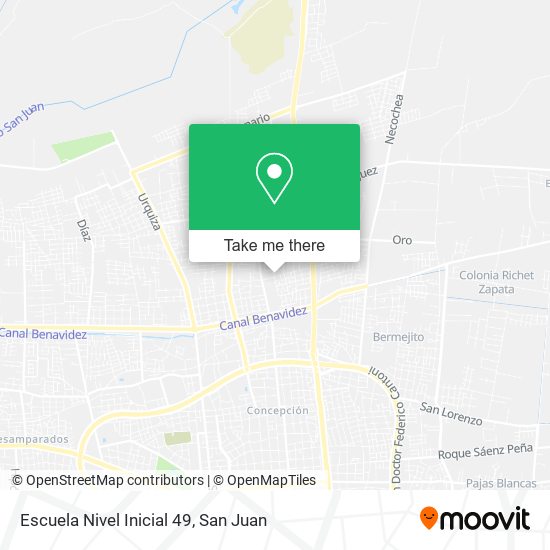 Escuela Nivel Inicial 49 map