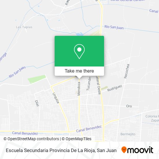 Escuela Secundaria Provincia De La Rioja map