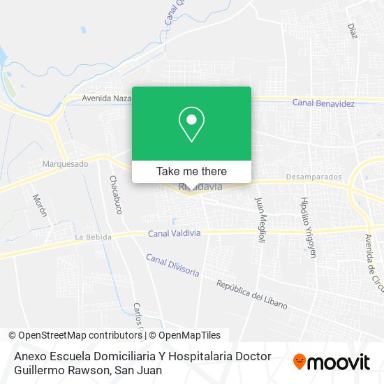 Anexo Escuela Domiciliaria Y Hospitalaria Doctor Guillermo Rawson map