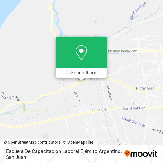 Escuela De Capacitación Laboral Ejército Argentino map