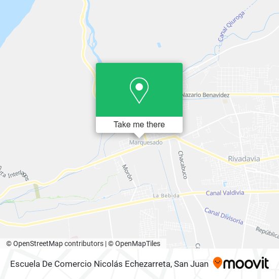 Escuela De Comercio Nicolás Echezarreta map