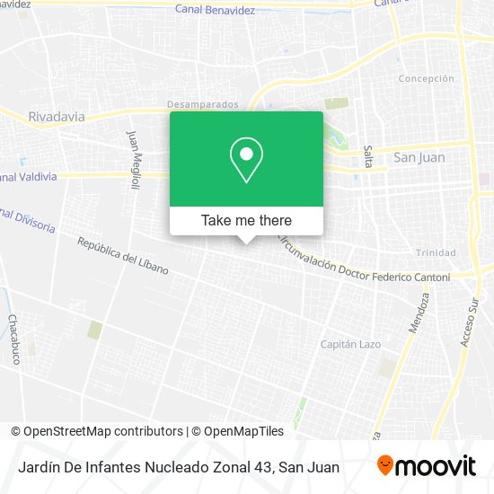Jardín De Infantes Nucleado Zonal 43 map