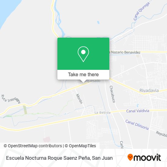 Escuela Nocturna Roque Saenz Peña map