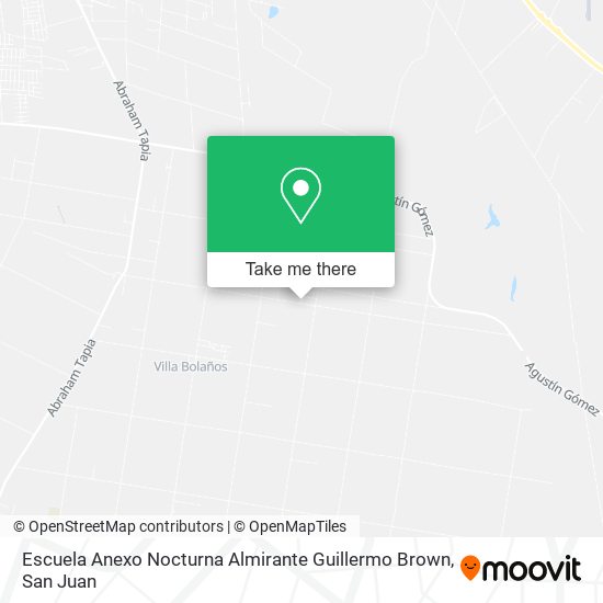 Mapa de Escuela Anexo Nocturna Almirante Guillermo Brown