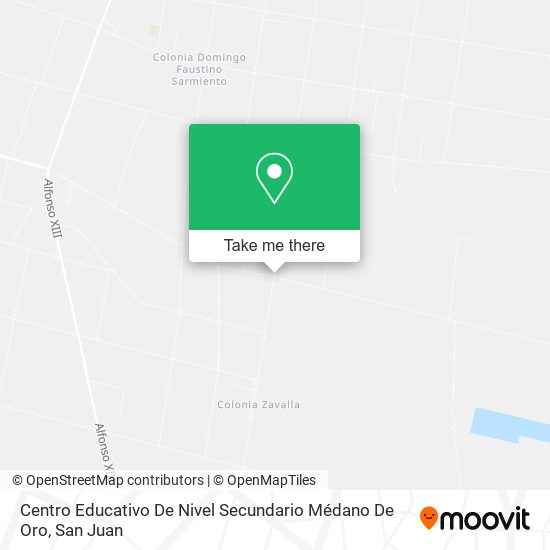 Centro Educativo De Nivel Secundario Médano De Oro map