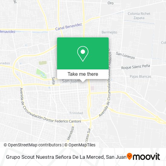 Mapa de Grupo Scout Nuestra Señora De La Merced