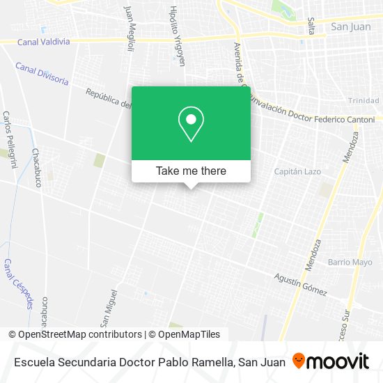 Escuela Secundaria Doctor Pablo Ramella map