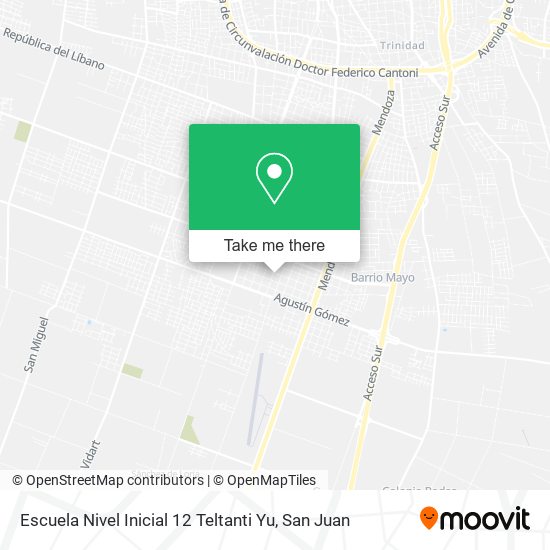 Escuela Nivel Inicial 12 Teltanti Yu map