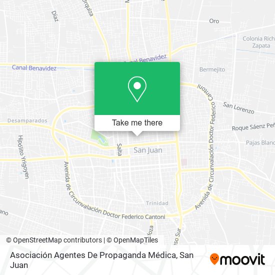 Mapa de Asociación Agentes De Propaganda Médica