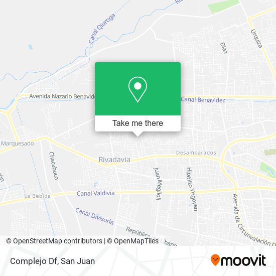Mapa de Complejo Df
