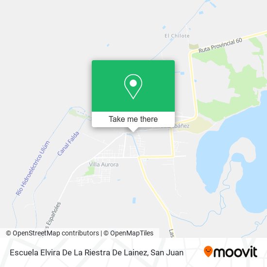 Mapa de Escuela Elvira De La Riestra De Lainez