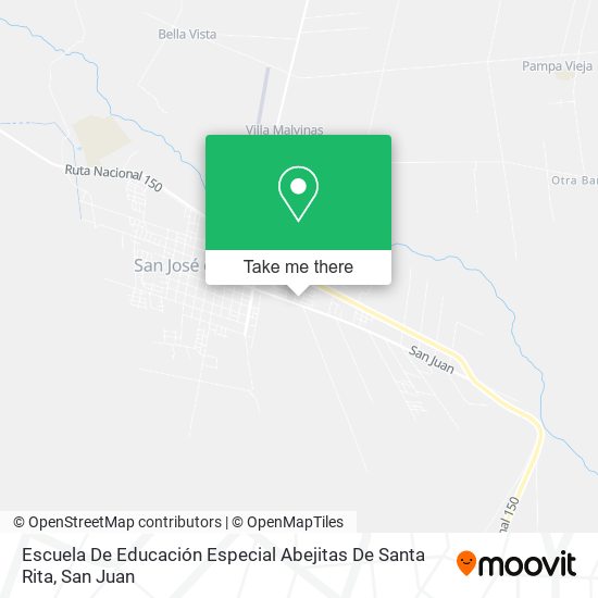 Mapa de Escuela De Educación Especial Abejitas De Santa Rita