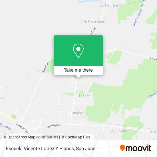 Escuela Vicente López Y Planes map