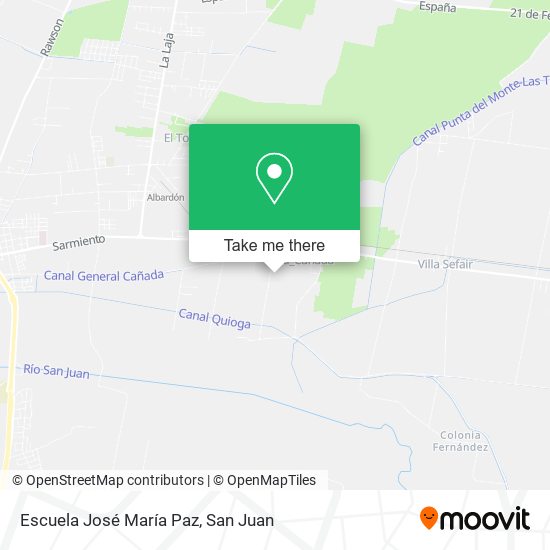 Escuela José María Paz map