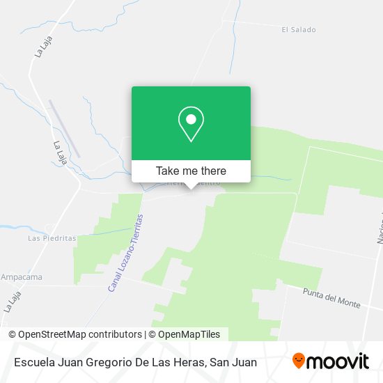 Mapa de Escuela Juan Gregorio De Las Heras