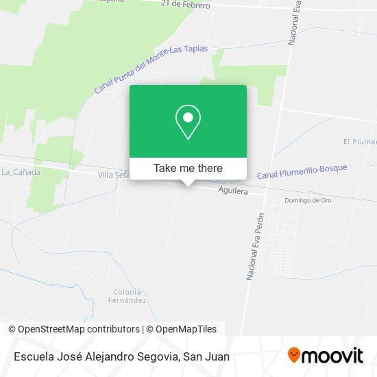 Escuela José Alejandro Segovia map