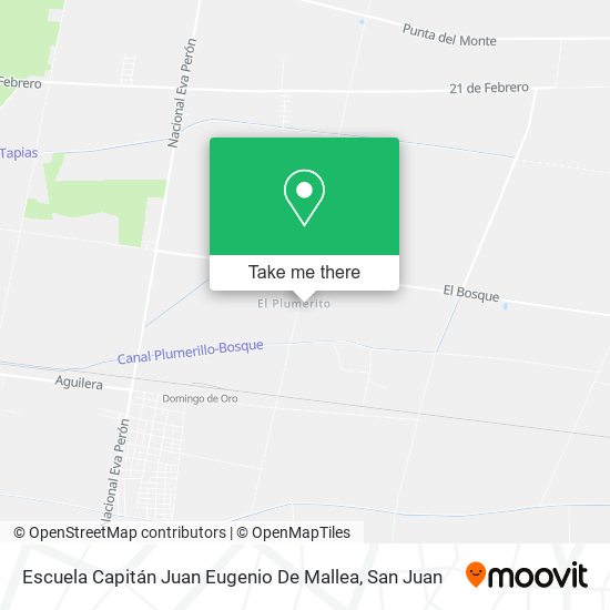 Escuela Capitán Juan Eugenio De Mallea map