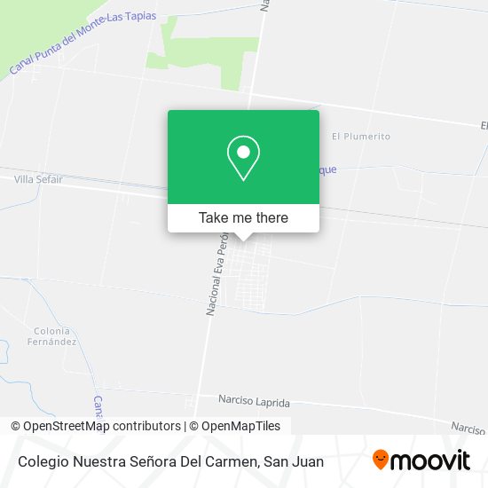 Mapa de Colegio Nuestra Señora Del Carmen