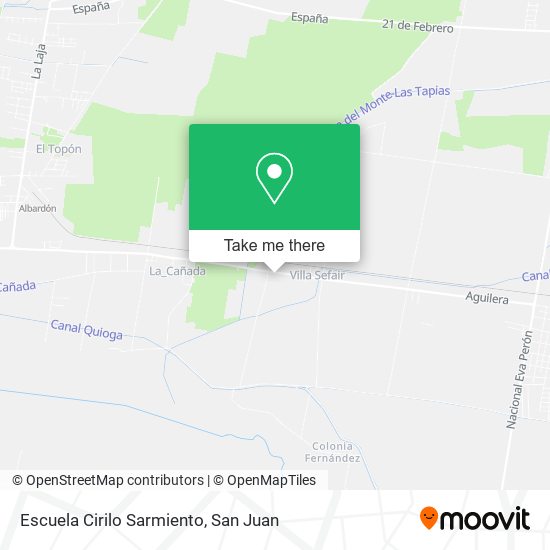 Escuela Cirilo Sarmiento map