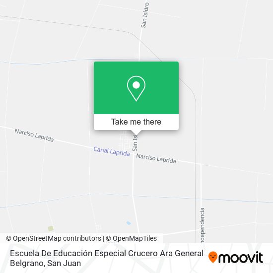 Escuela De Educación Especial Crucero Ara General Belgrano map