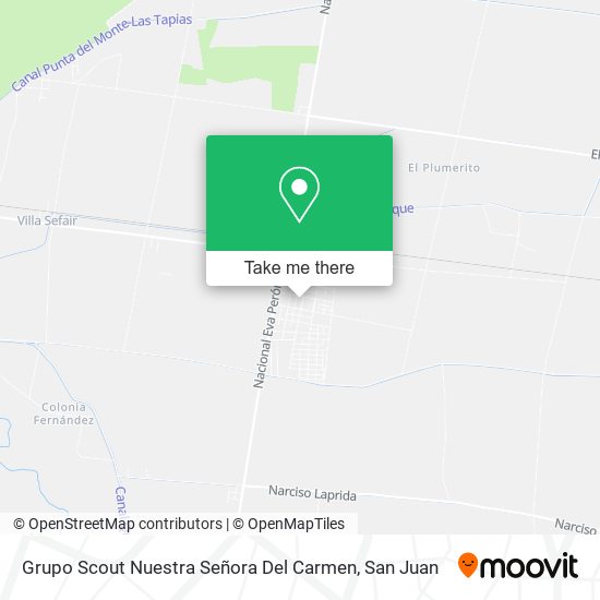 Mapa de Grupo Scout Nuestra Señora Del Carmen