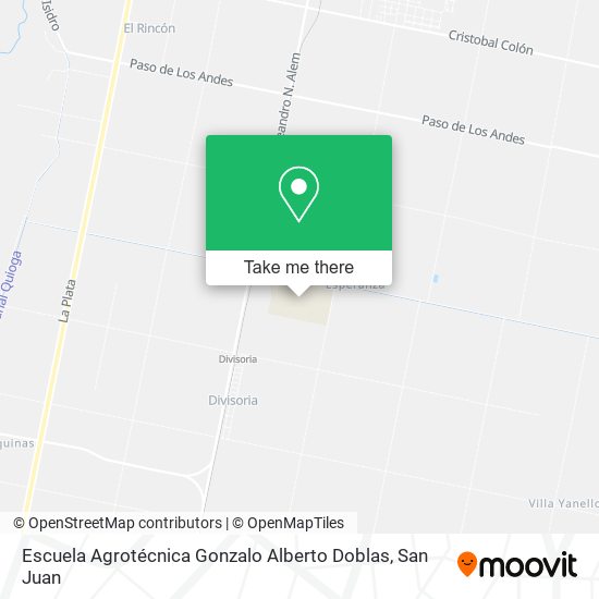 Mapa de Escuela Agrotécnica Gonzalo Alberto Doblas